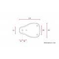 C-Racer "Solo Saddle" Universal Bobber Seat - Large - SCR9 C-Racer "Solo Saddle" Universal Bobber Seat - Large - SCR9